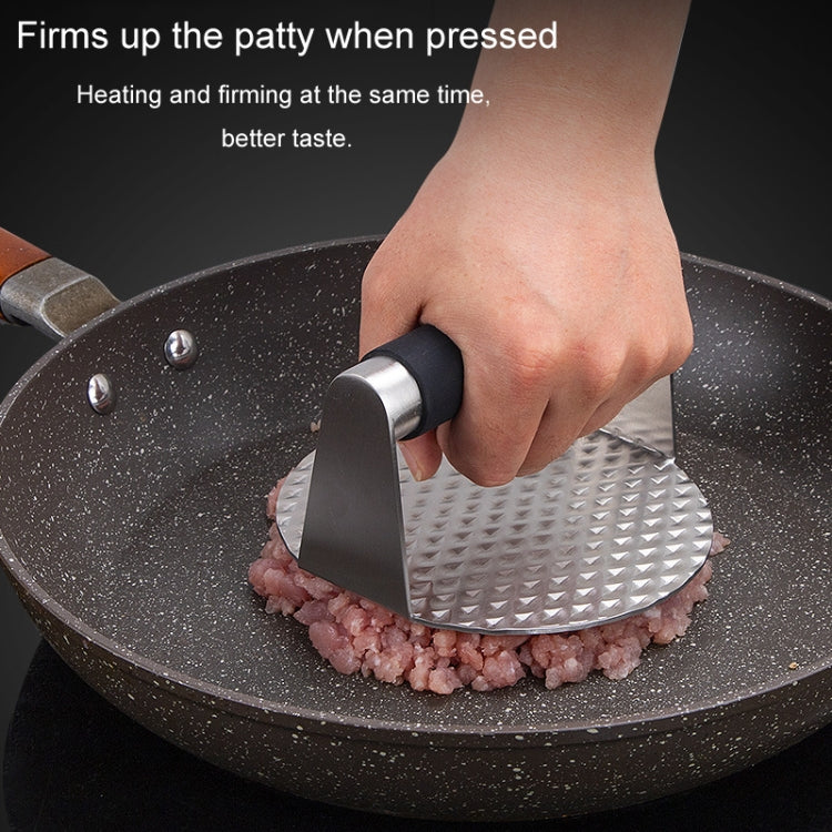 304 Stainless Steel Round Meat Patty Press Tool Kitchen Supplies Burger Presser