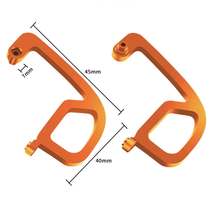 For DJI Avata 2 CQT Aluminum Alloy Drone Gimbal Lens Anti-collision Bumper(Orange)