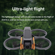 For DJI Avata 2 CQT Aluminum Alloy Drone Gimbal Lens Anti-collision Bumper(Black)
