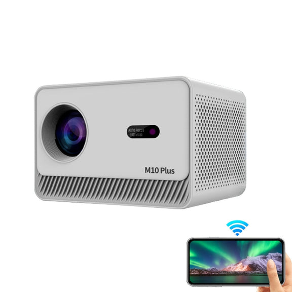 M10 Plus 1280x720P Projector 2.4G / 5G WIFI Bluetooth 5.2 Android 11 System Home Cinema US Plug