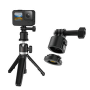 TELESIN CQM-001 Universal Magnetic Quick Release Adapter Kit For Sports Cameras(Black)