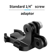 TELESIN GP-MTB-T02-BK Sports Camera Double Head J-Buckle Backpack Quick Release Conversion Accessory