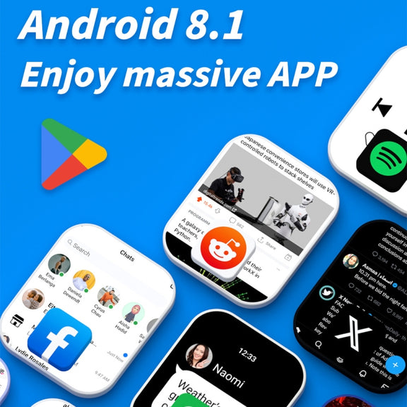 LOKMAT APPLLP 4 MAX 2.02-Inch Android 8.1 Full Network Wifi Card Bluetooth Smart Watch(Silver 64G)