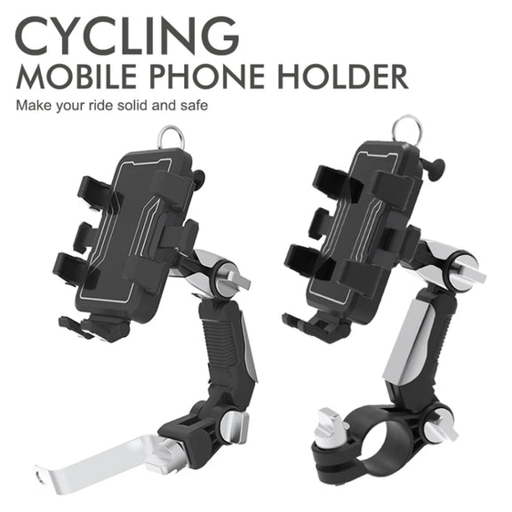 Motorcycle Bicycle Outdoor Cycling Navigation Phone Holder, Style: Handlebage Bracket
