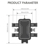 Motorcycle Bicycle Outdoor Cycling Navigation Phone Holder, Style: Handlebage Bracket