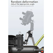 Motorcycle Bicycle Outdoor Cycling Navigation Phone Holder, Style: Handlebage Bracket