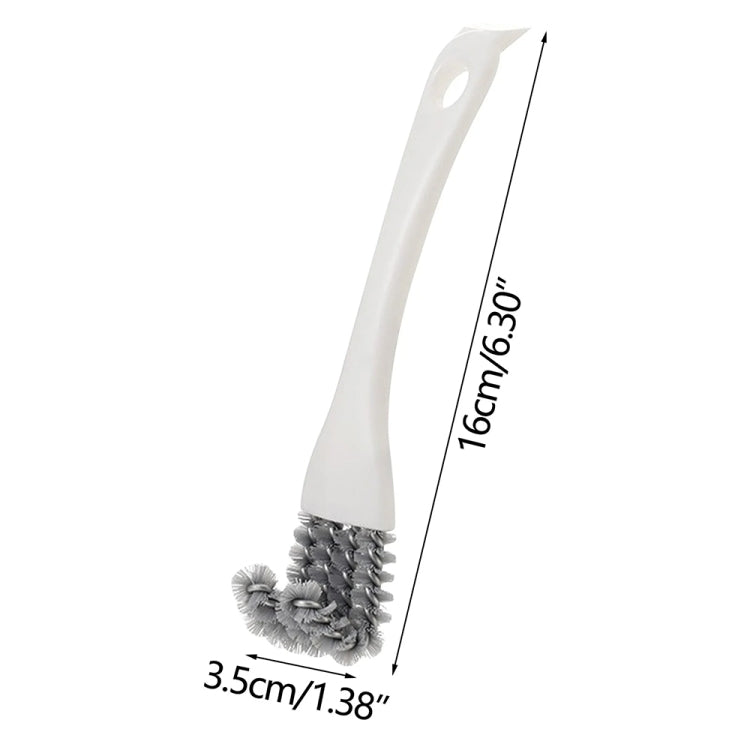 3pcs 2-in-1 Kitchen Stove Cleaning Brush Shovel Barbecue Rack Cleaning Brush(Grid Model)