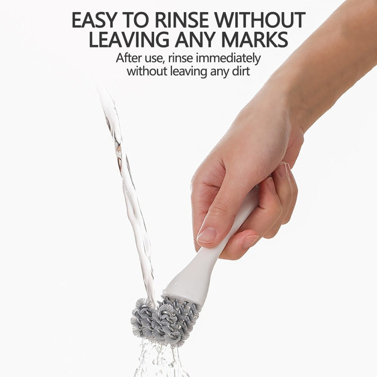 3pcs 2-in-1 Kitchen Stove Cleaning Brush Shovel Barbecue Rack Cleaning Brush(Grid Model)