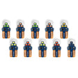10pcs W5W Width Indicator Light Flashing LED Crystal License Plate Light(White) - Clearance Lights by PMC TechLife | Online Shopping South Africa | PMC TechLife | Buy Now Pay Later Mobicred