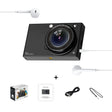 High-Definition CCD Digital Camera 64 Million WiFi Card Camera, Color: Black + Headphone Cable - Video Cameras by PMC TechLife | Online Shopping South Africa | PMC TechLife | Buy Now Pay Later Mobicred