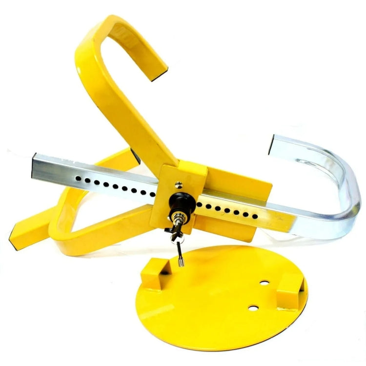 Car Anti-theft Lock SUV Wheel Three-prong Lock With Suction Cup, Style: With Disc