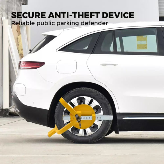 Car Anti-theft Lock SUV Wheel Three-prong Lock With Suction Cup, Style: Ordinary
