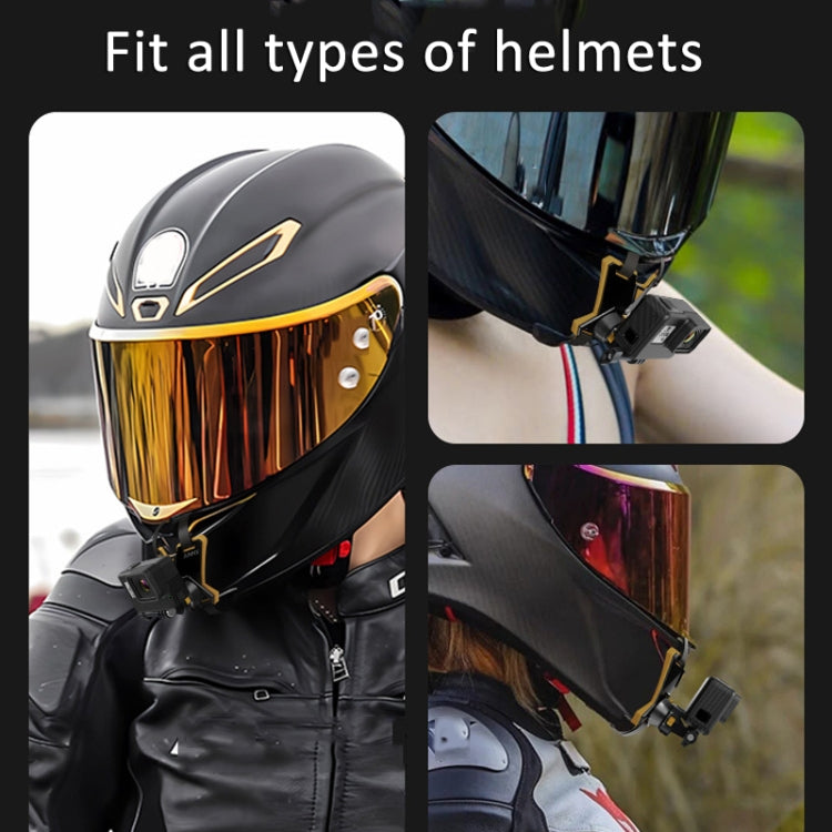 Magnetic Quick Release Motorcycle Helmet Chin Stand Mount For Smart Phone