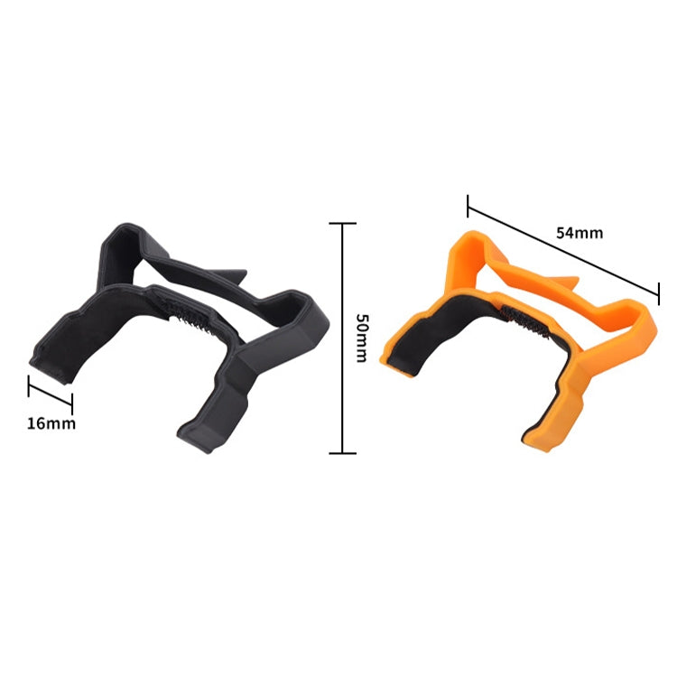 For DJI Avata 2 CQT Adhesive Airflow Cutting Flight Tail for Drones(Orange)