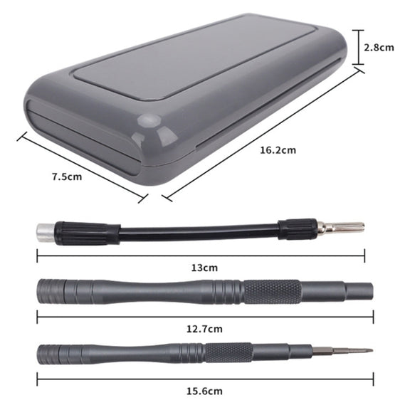For DJI CQT UAV 30-In-1 Drone Universal Extended Screwdriver Set Disassembly Tool Set(Frosted Gray)
