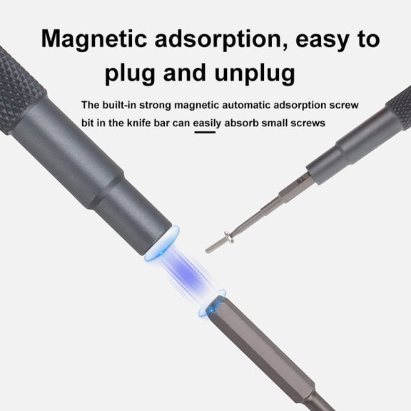 For DJI CQT UAV 30-In-1 Drone Universal Extended Screwdriver Set Disassembly Tool Set(Frosted Gray)