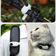 For Insta360 GO 3 / 3S Sunnylife IST-Q9335 Camera Silicone Case Wristband Bicycle Strap Expanding Accessories(Black)