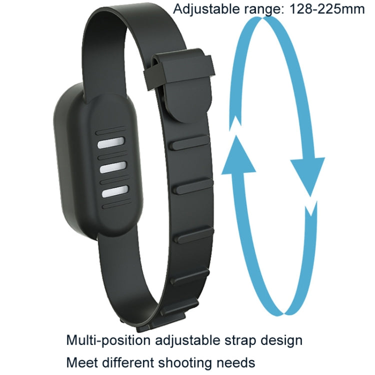 For Insta360 GO 3 / 3S Sunnylife IST-Q9335 Camera Silicone Case Wristband Bicycle Strap Expanding Accessories(White)