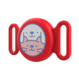 For AirTag Pet Collar Locator Silicone Life Waterproof Protective Case(Red) - Pet Series by PMC TechLife | Online Shopping South Africa | PMC TechLife | Buy Now Pay Later Mobicred