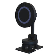 Center Console 360 Rotating Magnetic Car Phone Holder Zinc Alloy Automotive Navigation Bracket(Black)