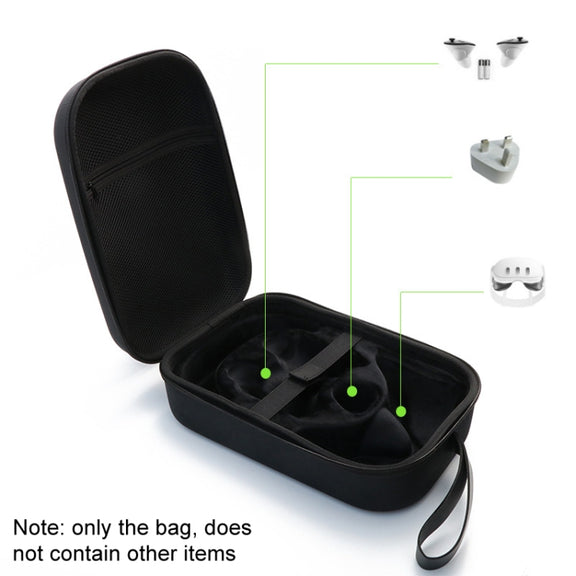 For Meta Quest 2 / 3 VR Glasses Integrated Storage Protective Case Portable Hard Bag(Black)