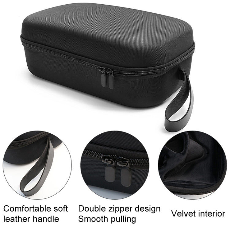 For Meta Quest 2 / 3 VR Glasses Integrated Storage Protective Case Portable Hard Bag(Black)