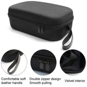 For Meta Quest 2 / 3 VR Glasses Integrated Storage Protective Case Portable Hard Bag(Black)