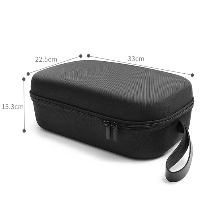 For Meta Quest 2 / 3 VR Glasses Integrated Storage Protective Case Portable Hard Bag(Black)