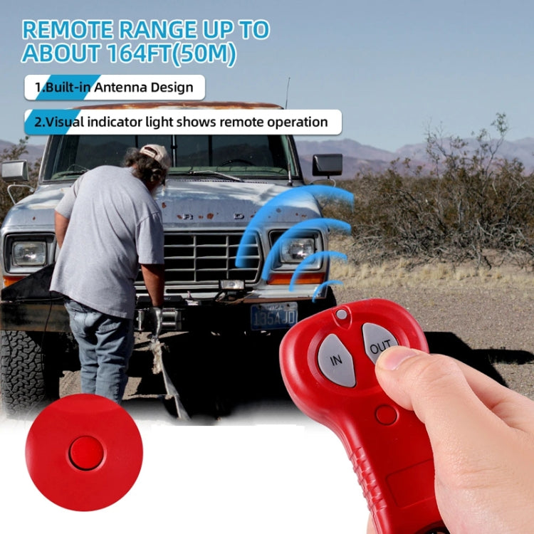Wireless Remote Control SUV Truck Electric Winch, Model: 213X2