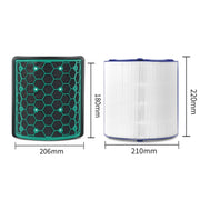2pcs /Set Activated Carbon Filter For Dyson Air Purifier TP04 / TP05 / TP07, HP04 / HP05 / HP07, DP04 / DP05 / DP07