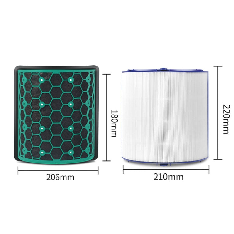 Hepa Filter Set For Dyson Air Purifier TP04 / TP05 / TP07, HP04 / HP05 / HP07,  DP04 / DP05 / DP07