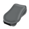 Car Eyeglasses Clip Car Leather Magnetic Closure Sunglasses Storage Bag(Grey) - Sunglasses & Glasses Clips by PMC TechLife | Online Shopping South Africa | PMC TechLife | Buy Now Pay Later Mobicred