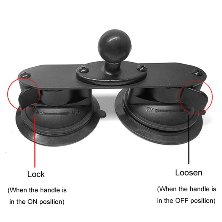 For Insta 360 ONE X / X2 / X3 / X4 Car Top Suction Cup Selfie Stick Bracket, Model: Set 1