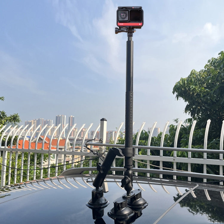 For Insta 360 ONE X / X2 / X3 / X4 Car Top Suction Cup Selfie Stick Bracket, Model: Set 4