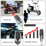 Electric Vehicle Anti-theft Remote Alarm Keyless Quick Vehicle Search(48-72V)