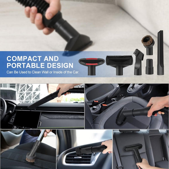 9 In 1 Set 1 Universal Vacuum Attachments 32mm Nozzle Adapter Accessories Cleaning Kit