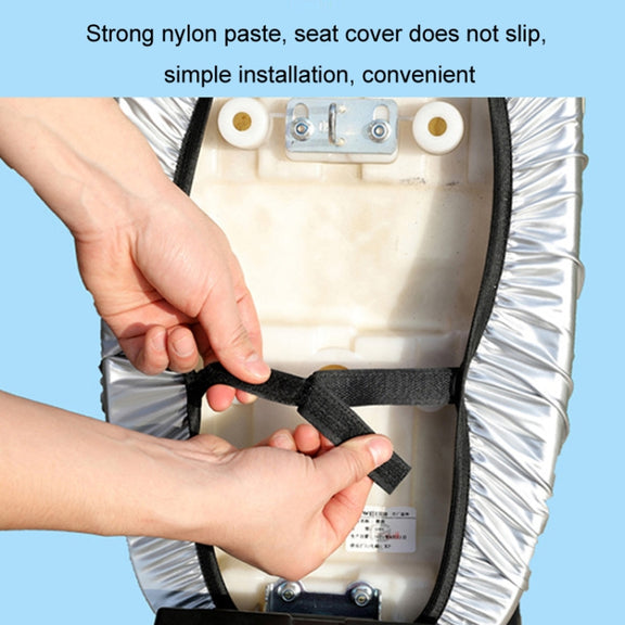 Electric Vehicle Universal Water-resistant Sun Protection Seat Cover For All Seasons, Color: Silver(S)