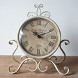 Iron Mute Clock Retro Living Room Decoration Clock(White) - Wall Clock by PMc TechLife | Online Shopping South Africa | PMc TechLife | Buy Now Pay Later Mobicred
