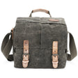 Camera Shoulder Messenger Bag Batik Canvas Waterproof Photography SLR Camera Bag(Army Green) - Strap Satchel by PMC TechLife | Online Shopping South Africa | PMC TechLife | Buy Now Pay Later Mobicred