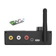 Bluetooth 5.4 Receiver Digital To Analog Card U Disk Converter Adapter With Remote Control(Coaxial Conversion) - Audio Signal Switcher by PMC TechLife | Online Shopping South Africa | PMC TechLife | Buy Now Pay Later Mobicred