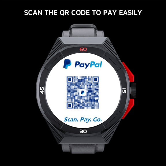 LOKMAT COMET2 PRO 1.46-Inch 5ATM Water-resistant Bluetooth Call Smart Watch, Color: Black Leather