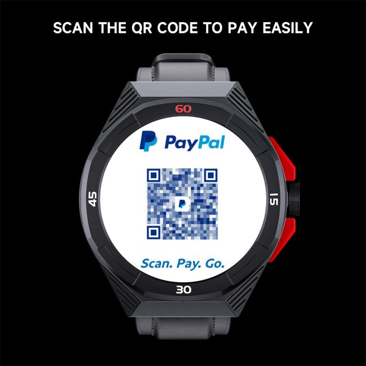 LOKMAT COMET2 PRO 1.46-Inch 5ATM Water-resistant Bluetooth Call Smart Watch, Color: Black Leather