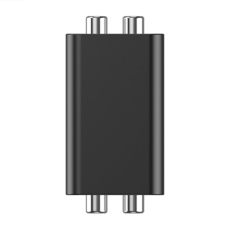 RCA Audio Ground Loop Isolator Anti-Interference Noise Reducer Eliminate Current Sound Bluetooth Receiver(Ellipse)