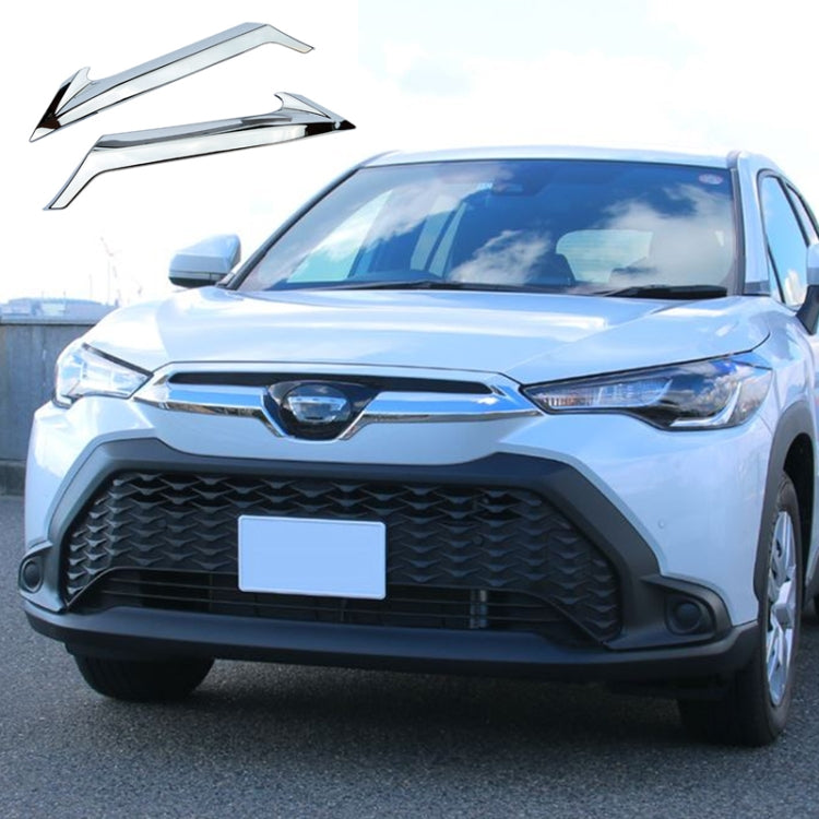 For Toyota 2022 Corolla CROSS Right-hand Drive Front Grille Decorative Bright Strip(For Japanese Version)