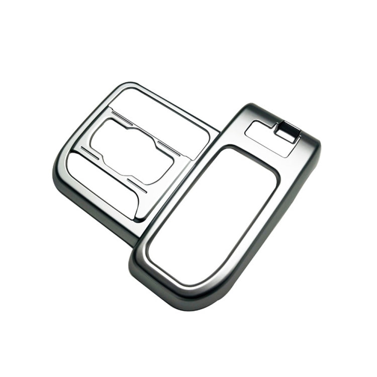 For 2024 Suzuki Spacia Custom Right-Hand Drive Gear Shift Frame Control Panel Decorative Sticker(Silver)