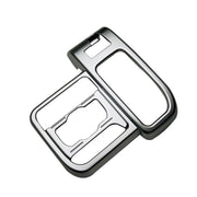 For 2024 Suzuki Spacia Custom Right-Hand Drive Gear Shift Frame Control Panel Decorative Sticker(Silver)
