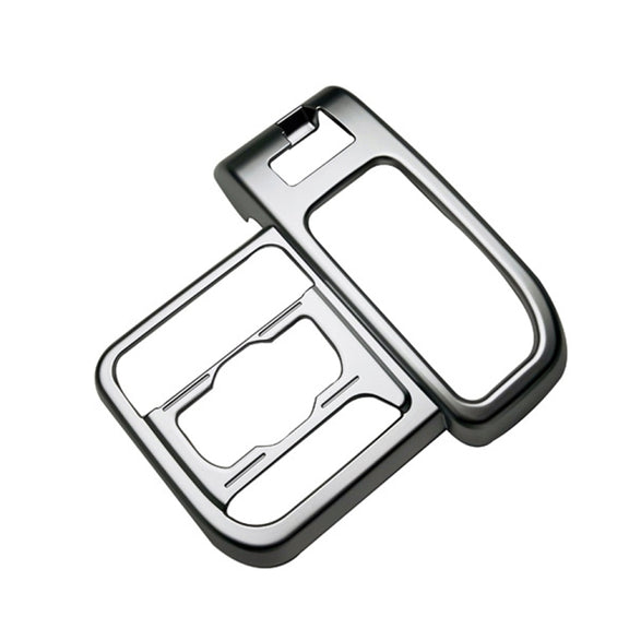 For 2024 Suzuki Spacia Custom Right-Hand Drive Gear Shift Frame Control Panel Decorative Sticker(Silver)