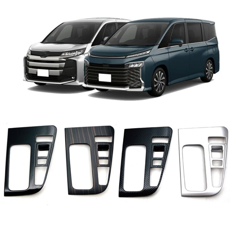 For Toyota 2022 VOXY NOAH 90 Series Right-Hand Drive Front Gear Trim Frame, Size: Hybrid Version(Black)