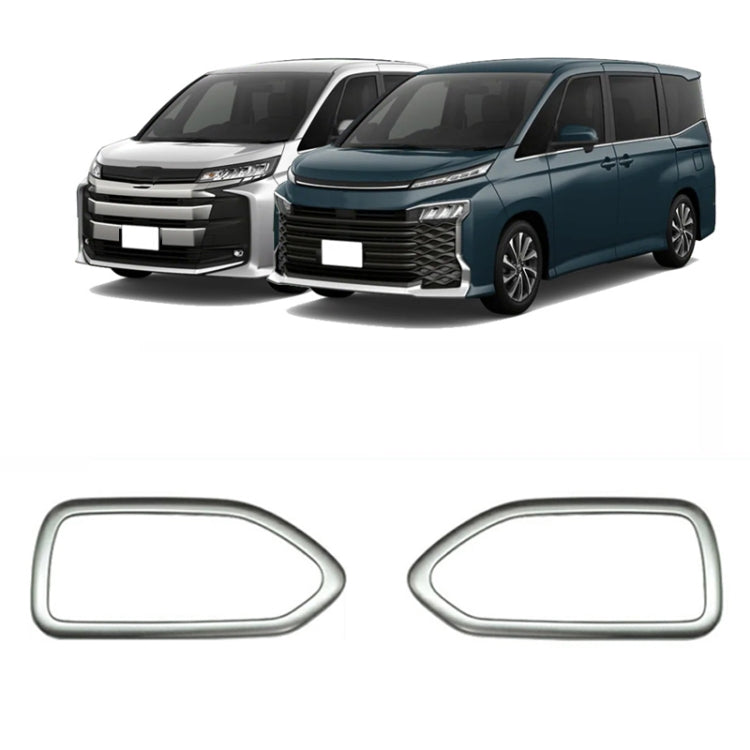 For Toyota 2022 VOXY/NOAH 90 Series Right-hand Drive Door Handle Patch Frame(Matte Silver)