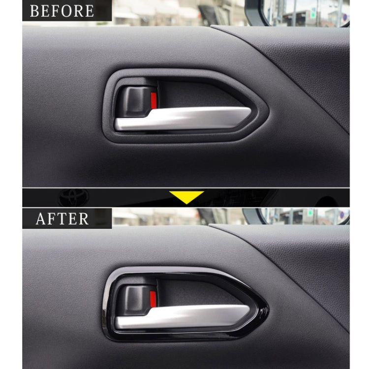 For Toyota 2022 VOXY/NOAH 90 Series Right-hand Drive Door Handle Patch Frame(Matte Silver)